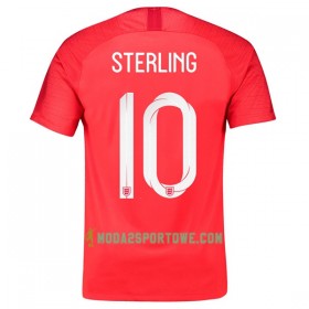 Koszulka Anglia Sterling 10 Mistrzostwa Świata 2018 Wyjazdowe Stroje Piłkarskie